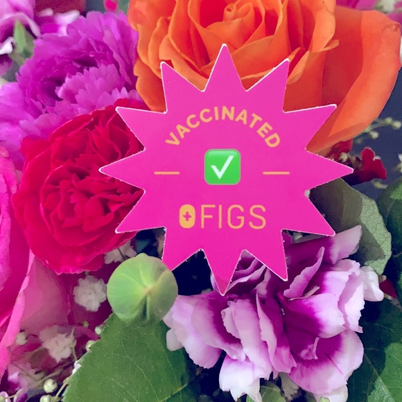 Figs VACCINATED ✅ Sticker - Picture 2 of 2